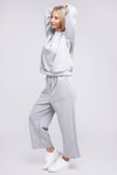 Textured Fabric Top and Pants Set