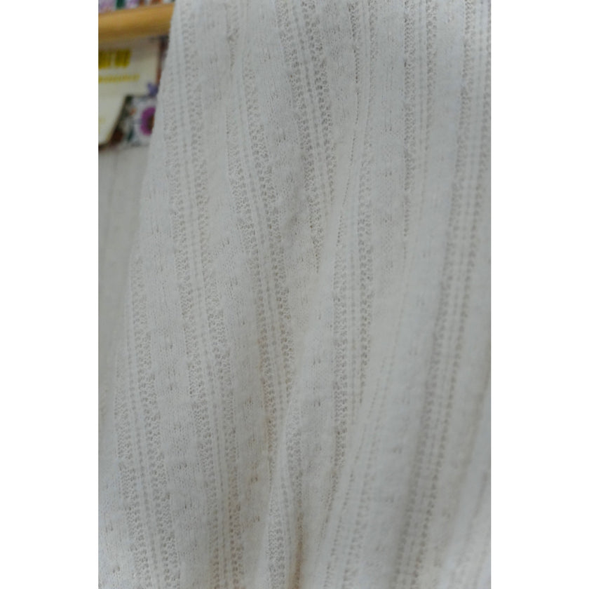 Maeve by Anthropologie Ivory Surplice Sweater Size Small