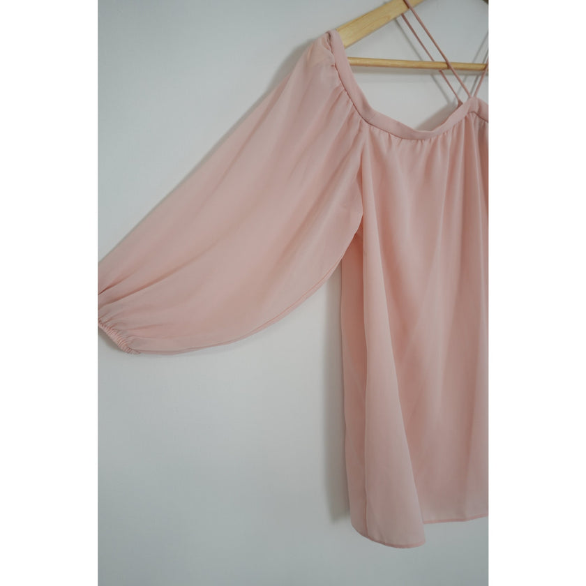 1. State Blush Off the Shoulder Blouse Size Medium