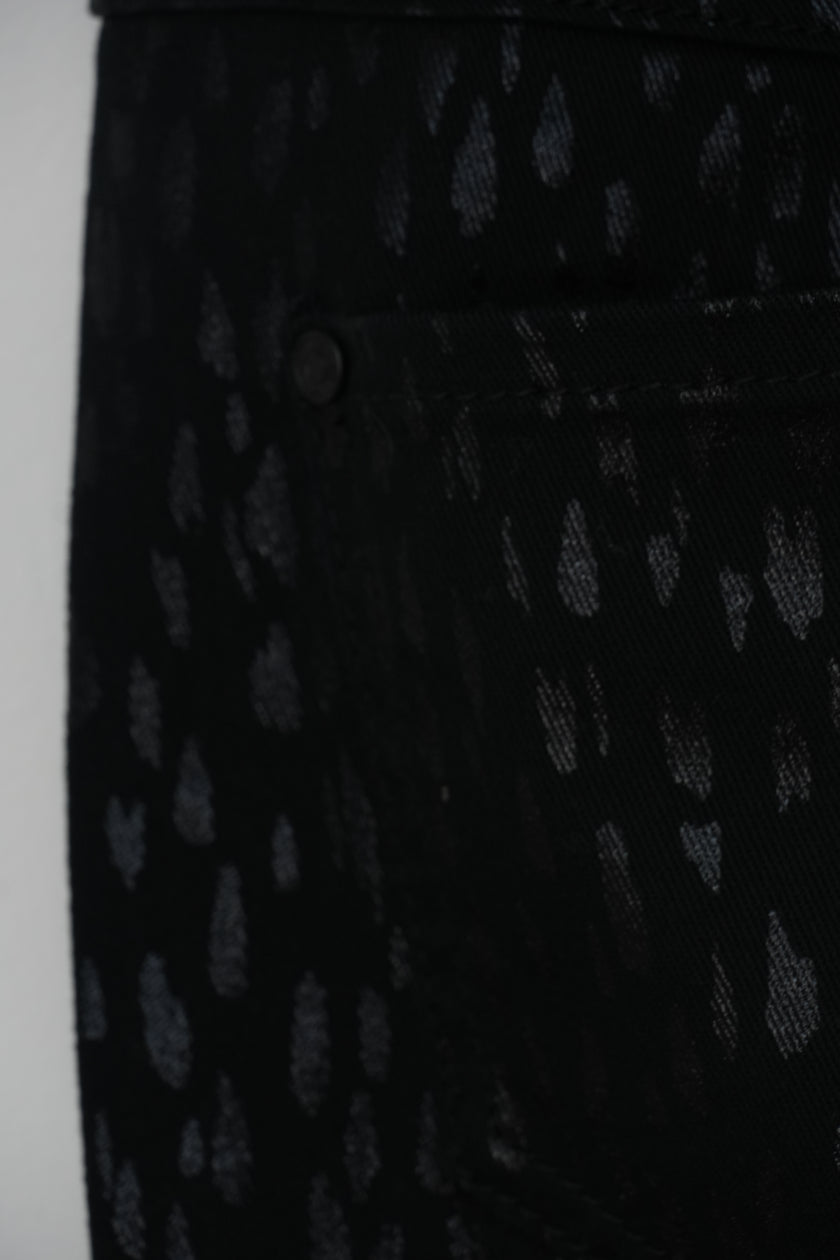 CATO Black Denim Pencil Skirt Size 2