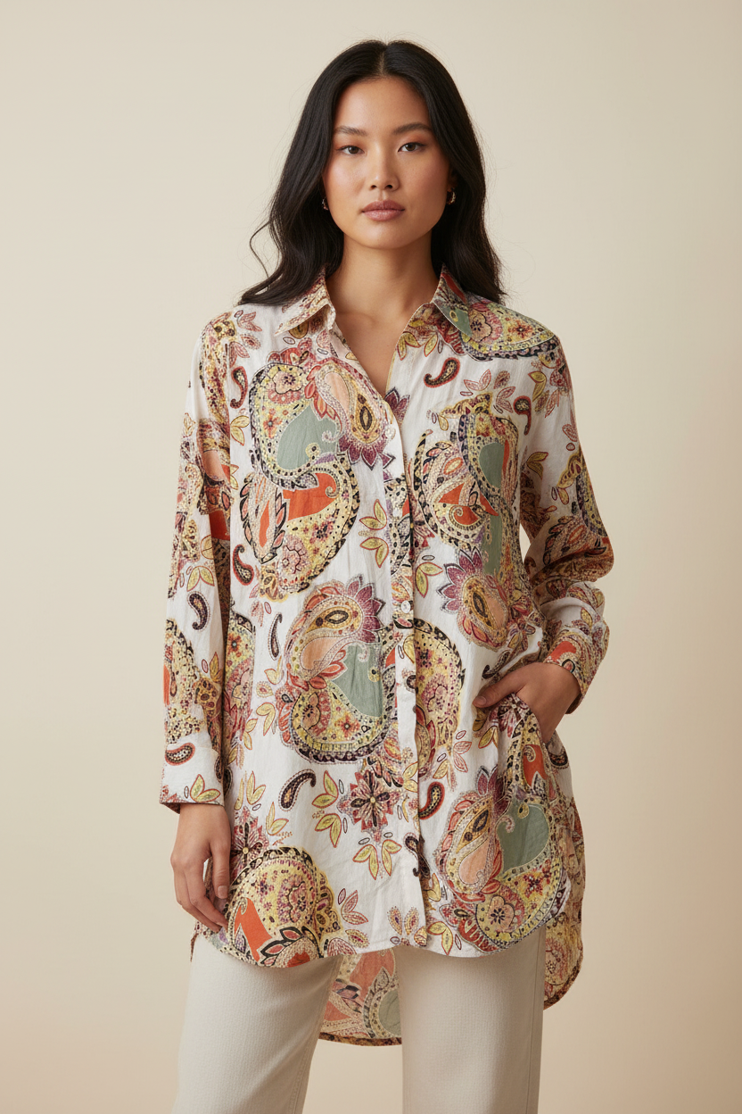 Paisley Tunic - Asian Model