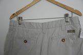 Men’s Haggar Beige Chino Shorts Size 32