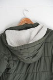 American Eagle Olive Green Puffer Jacket Size Medium