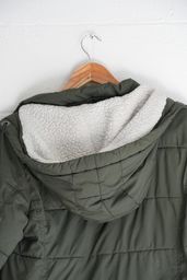 American Eagle Olive Green Puffer Jacket Size Medium