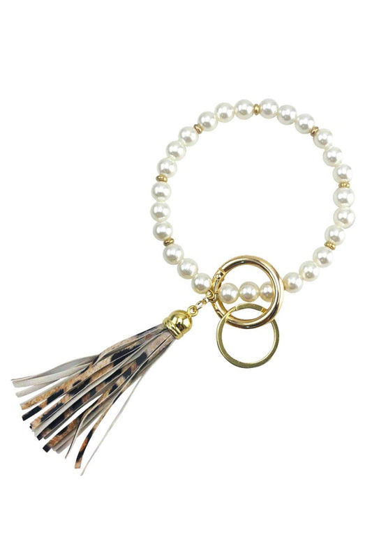 Pearl Keychain Bracelet