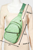 Multi-Layer Zipper Crossbody Bag