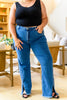 Judy Blue - Caitlin High Rise Split Hem Straight Jeans