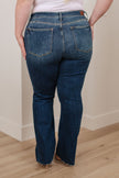 Judy Blue - Josephine Mid Rise Raw Hem Bootcut Jeans