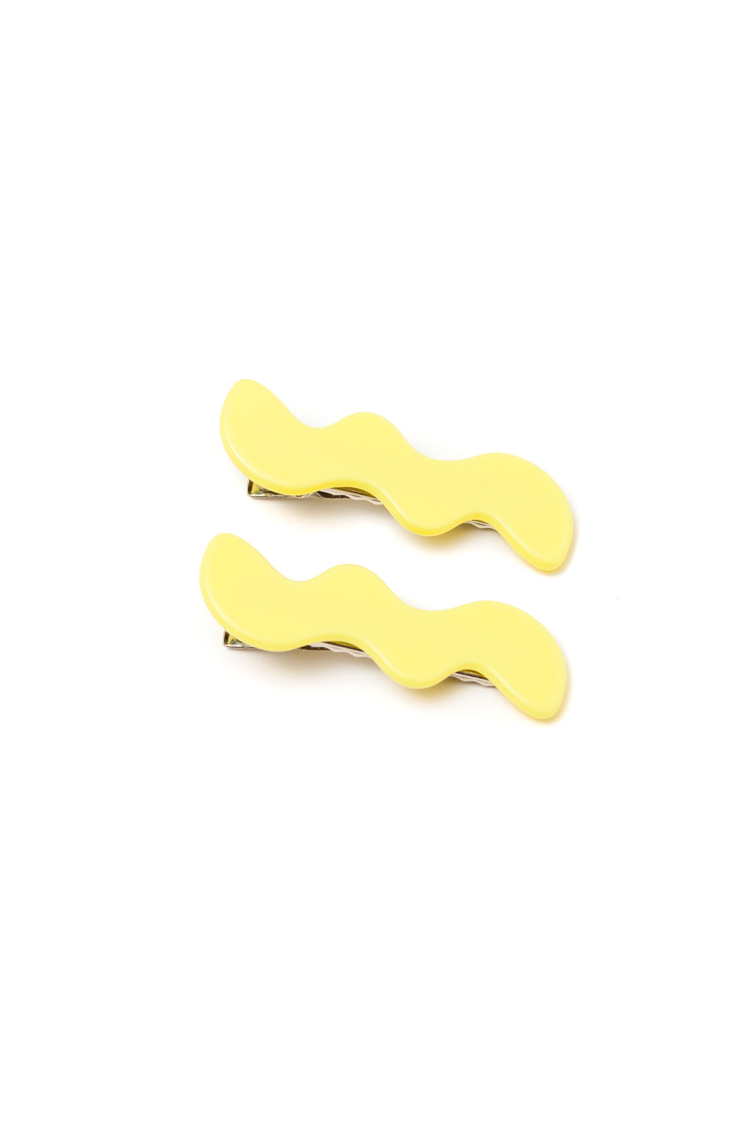 Wavy Clip Set in Yellow