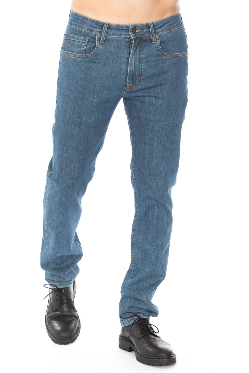 Straight Leg Jeans - Medium Wash