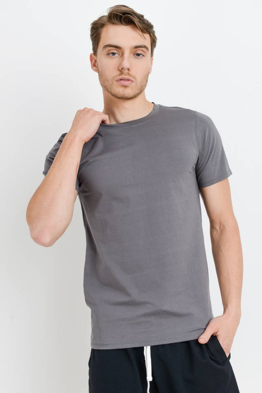 Cool Touch Cotton Blend Crewneck Essential Active Light Grey Shirt (In-Store)