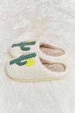 Melody Cactus Plush Slide Slippers